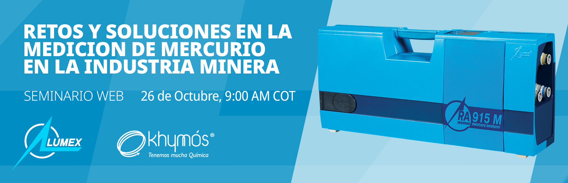 Free webinar in Spanish Challenges and Solutions in the Measurement of Mercury in the Mining Industry